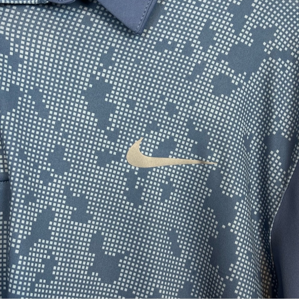 Nike Golf Navy Blue Standard Fit Dri-Fit Polo Size XL - Picture 3 of 8